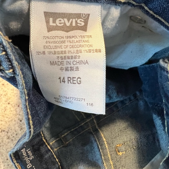 Girls Levi’s Shorts Size 14 - Picture 5 of 7